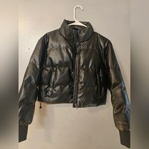 Black Puffer Jacket Size Medium
